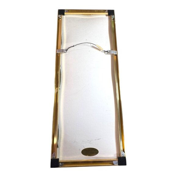 Nautical Signal Flags Embroidery Wall Art In Gold Frame Cross Stitch Beach House - Picture 8 of 9